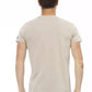 Beiges Herren-T-Shirt aus Baumwolle