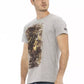 Graues Herren-T-Shirt aus Baumwolle
