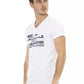 Weißes Herren-T-Shirt aus Baumwolle