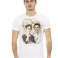 Weißes Herren-T-Shirt aus Baumwolle