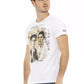 Weißes Herren-T-Shirt aus Baumwolle