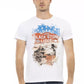 Weißes Herren-T-Shirt aus Baumwolle
