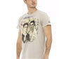 Beiges Herren-T-Shirt aus Baumwolle