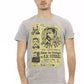 Graues Herren-T-Shirt aus Baumwolle