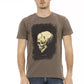 Braunes Herren-T-Shirt aus Baumwolle