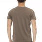 Braunes Herren-T-Shirt aus Baumwolle
