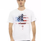T-shirt da uomo in cotone bianco