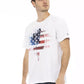 T-shirt da uomo in cotone bianco
