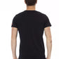 Schwarzes Herren-T-Shirt aus Baumwolle