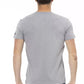 T-shirt da uomo in cotone grigio