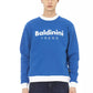 Blauer Herrenpullover aus Baumwolle