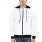 Weißer Herren-Hoodie aus Baumwolle