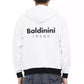 Weißer Herren-Hoodie aus Baumwolle