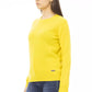 Maglione da donna in lana gialla