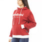 Roter Baumwollpullover für Damen