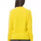 Maglione da donna in lana gialla