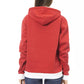 Roter Baumwollpullover für Damen