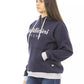 Blauer Baumwollpullover für Damen