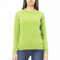 Grüner Wollpullover für Damen