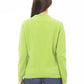 Grüner Wollpullover für Damen