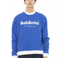 Blauer Herrenpullover aus Baumwolle