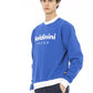 Blauer Herrenpullover aus Baumwolle