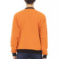 Oranger Herrenpullover aus Baumwolle