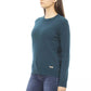 Grüner Wollpullover für Damen