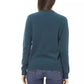 Grüner Wollpullover für Damen
