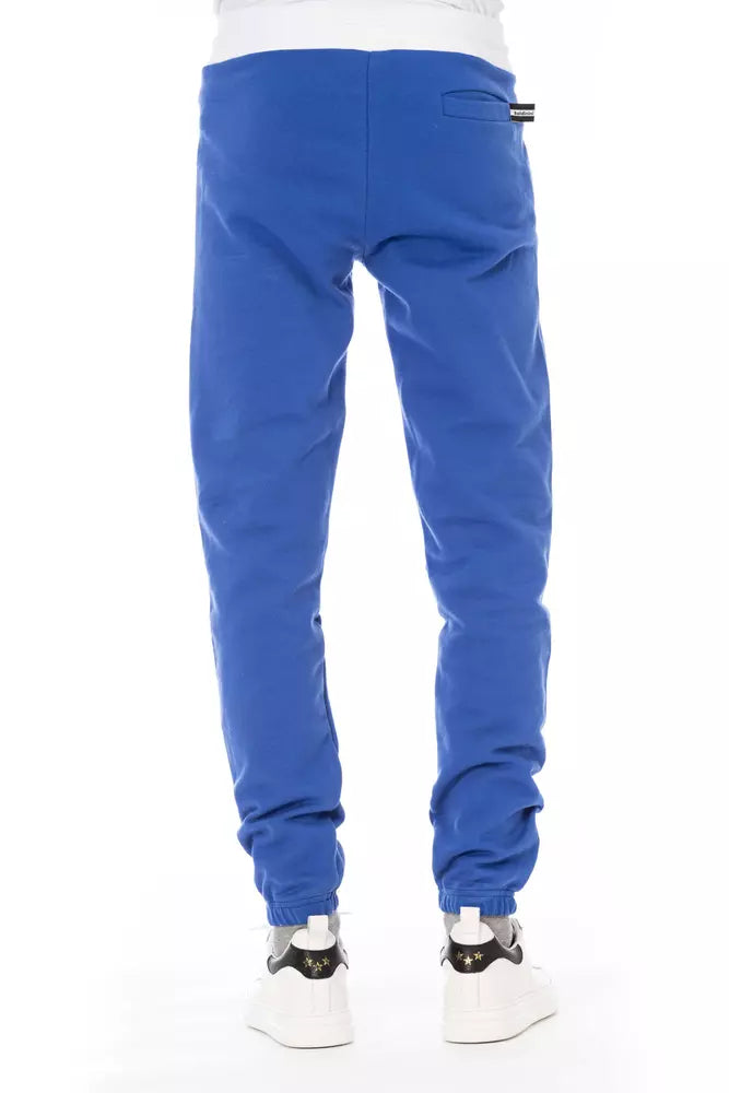 Blaue Herren-Sporthose aus Baumwolle