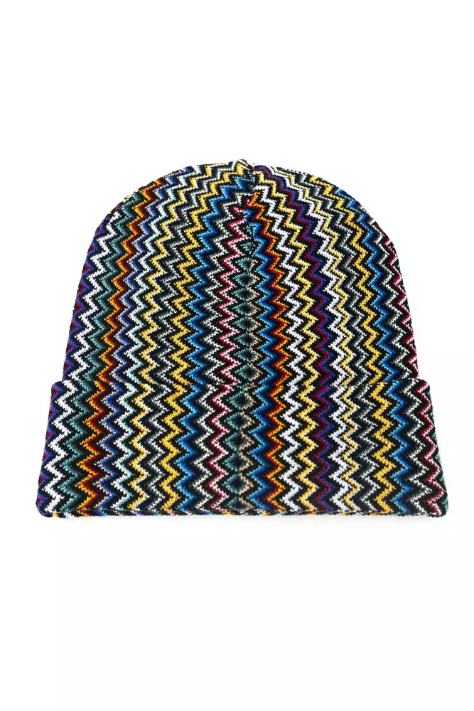Cappello da uomo in lana multicolore