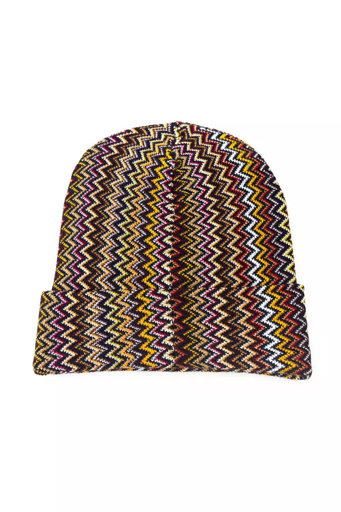 Cappello da uomo in lana multicolore