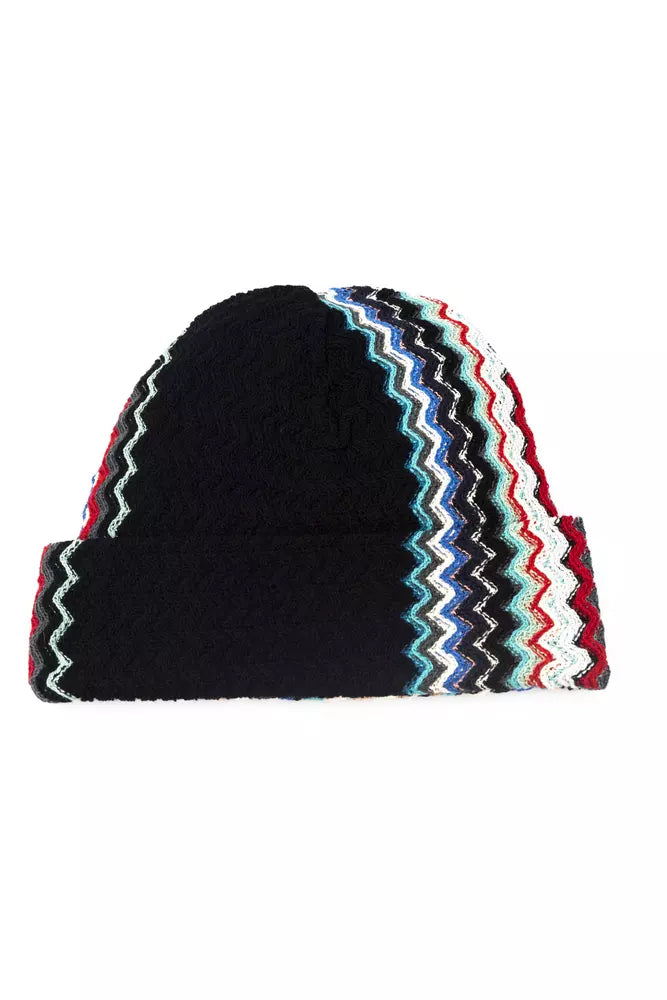 Cappello da uomo in lana multicolore
