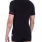 T-shirt da uomo in cotone nero