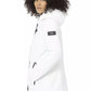 White Polyester Women Jacket