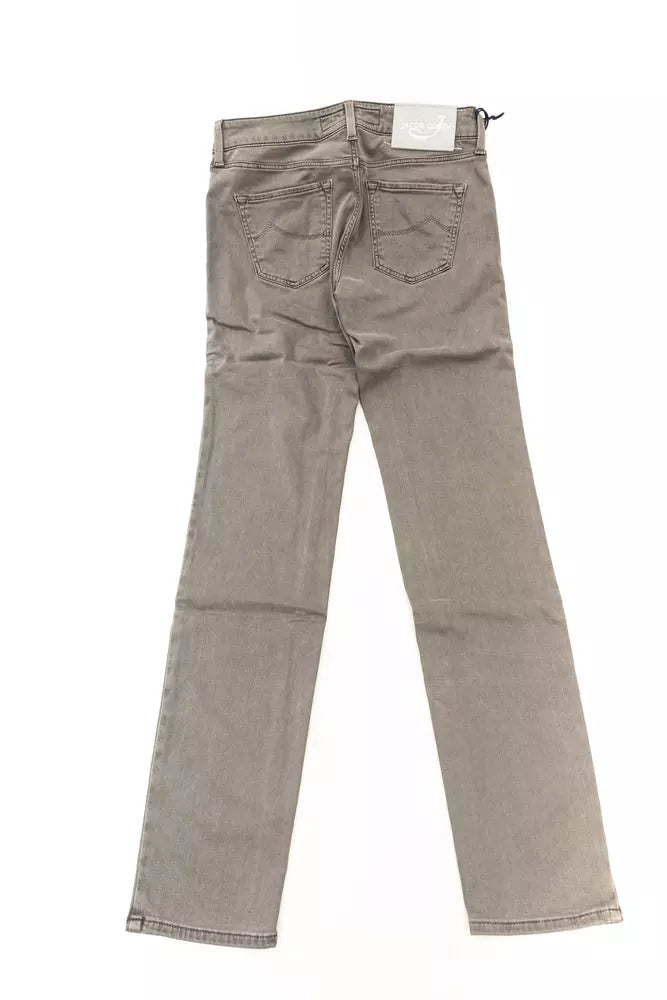 Graue Modal Damen Jeans