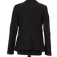 Black Cotton Women Blazer