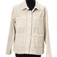 White Cotton Women Blazer