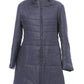 Blue Cotton-Like Women Jacket