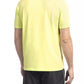 T-shirt da uomo in cotone giallo