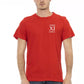 Red Cotton Men T-Shirt