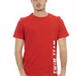 Red Cotton Men T-Shirt