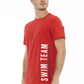 Red Cotton Men T-Shirt