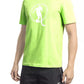 Green Cotton Men T-Shirt