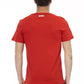 Red Cotton Men T-Shirt