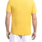 T-shirt da uomo in cotone giallo