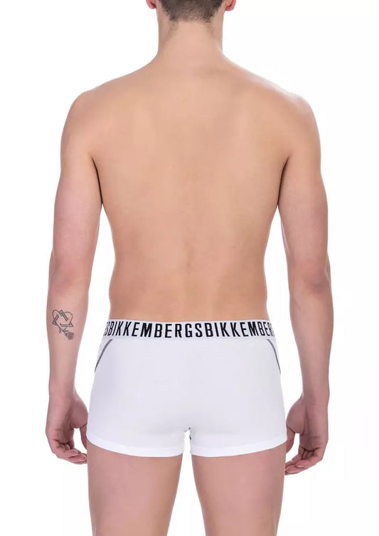 White Cotton Men Underwear Bi-Pack