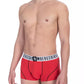 Red Cotton Men Underwear Trunk Twin Pack