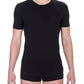 T-shirt da uomo in cotone nero