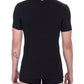 T-shirt da uomo in cotone nero